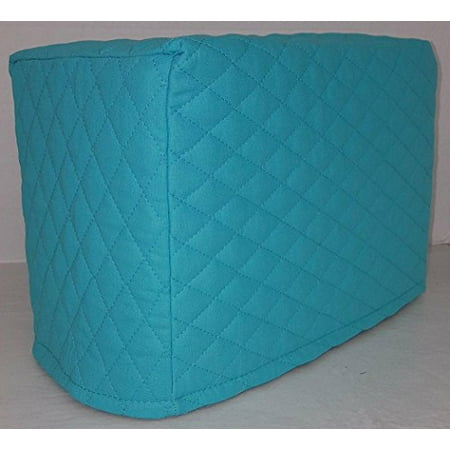 Toaster Cover Patterns - Quilted Toaster Cover (4 Slice, Aqua Blue)