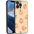 thumbnail image 1 of Compatible with iPhone 13 Pro Max Phone Case, peach-fruits-831 Case Silicone Protective for Teen Girl Boy Case for iPhone 13 Pro Max, 1 of 1