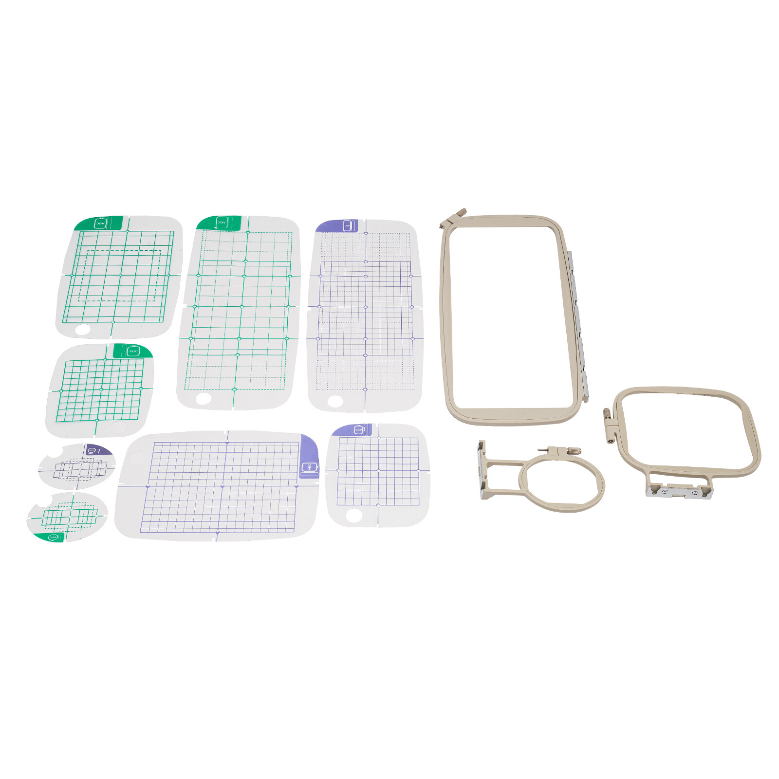 4pcs Embroidery Hoops Frames for Brother Machine PC6500 PC8200 PC8500 PC8500D