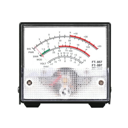 

Mini Swr Power Meter External Meter Pointer Wattmeter Receive Display Meter Compatible With Yaesu Ft-857 Ft-897