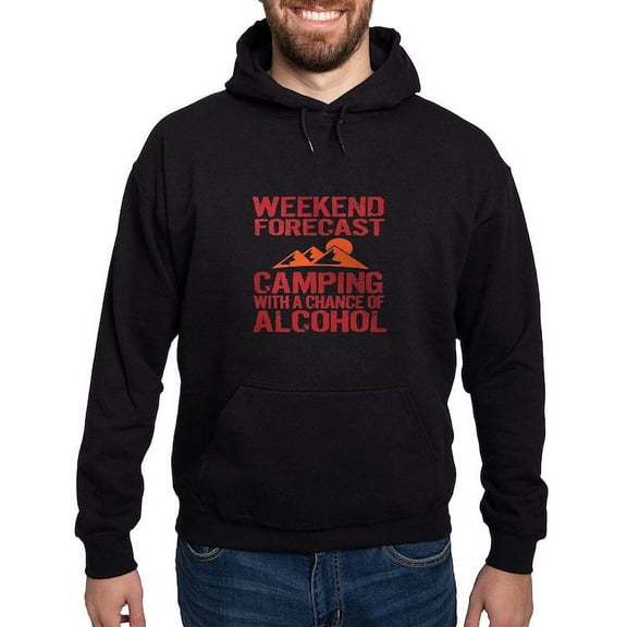 CafePress - Weekend Forecast Camping Sweatshirt - Pullover Hoodie, Classic, Comfortable Hooded Sweatshirt