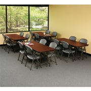 Iceberg Premium Wood Laminate Folding Table, 30x72, Mahogany