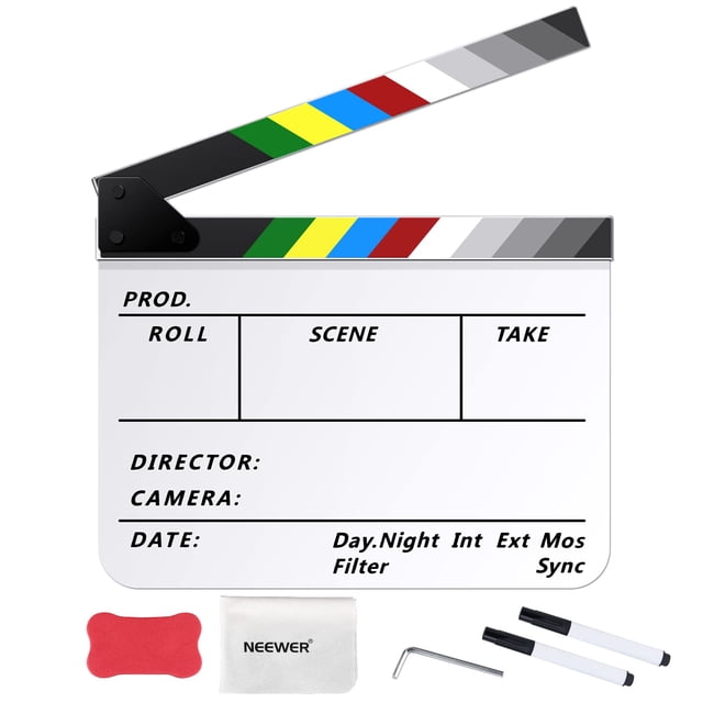 Film Clapper Board NEEWER Acrílico: Directores de cine
