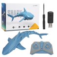 thumbnail image 1 of 1:18 2.4G RC Simulation Boat Toy USB Rechargeable Waterproof Children Boat ToyBlue, 1 of 1