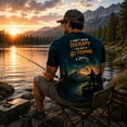 thumbnail image 7 of Funny Fishing T Shirt for Men Dad Graphic Fisherman Tee I Don't Need Therapy Go Fishing Shirt Gift, 7 of 7