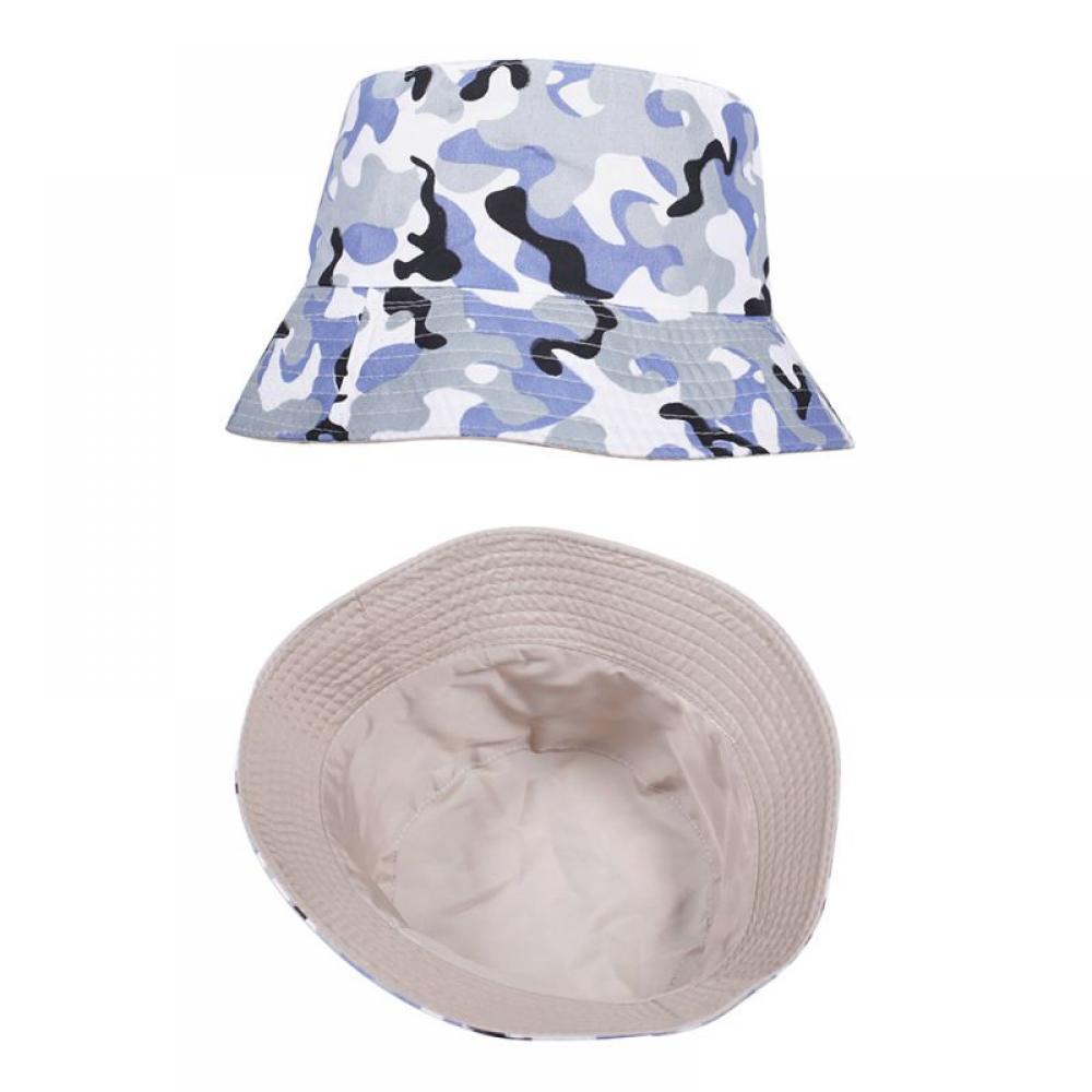 Bucket Hats for Women Sun Beach Hat Teens Girls Wide Brim Summer Fisherman's Caps Double Sided Wear Hat - image 2 of 2
