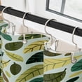 thumbnail image 6 of TABGIME Decorative & Durable Glide Polished Nickel Rustproof Metal Shower Curtain Rings Double Hooks, 12 Count-Cylinders, 6 of 6