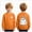 # Orange, variant on Toddler Boys Halloween Shirt for 1t 2t Boys Halloween T-shirt Boys Ghost Kids Shirt Crewneck Long Sleeve Graphic Top Toddler to Youth Boys Clothes Size 1-2 Years