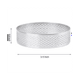 thumbnail image 2 of 15 Pack Stainless Steel Tart Ring, Heat- Perforated Cake Mousse Ring, Round Ring, 2 of 8