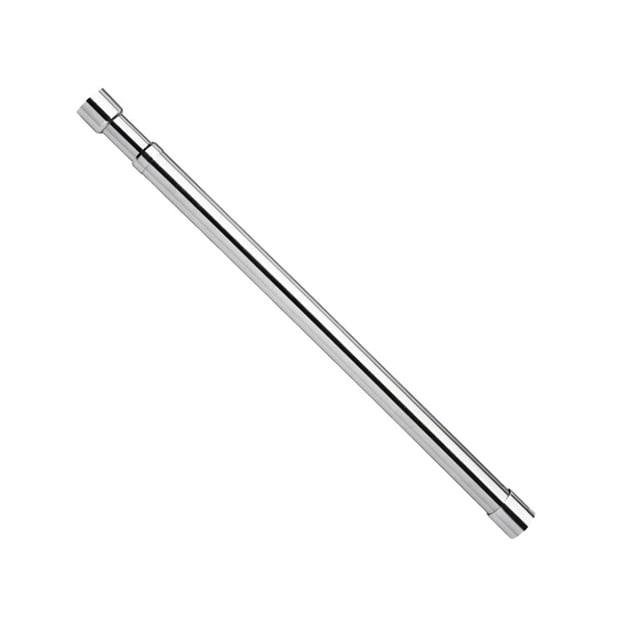 Shisuyan Tringle Télescopique en Acier Inoxydable pour Placard Épaissie Réglable pour Garde-Robe à Domicile - 48-80cm (Argent)