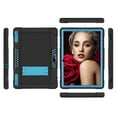 thumbnail image 3 of FIEWESEY for Pritom M10 Case,Hybrid Shockproof Kids (with Stand) Cover for Voger PriorPad X100/Qunyico Y10/Gateway 10 inch/Digiland 10 inch(Model:DL1036) Tablet+Screen Protector(Black/Blue,1 Pcs), 3 of 6