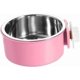 thumbnail image 3 of Pet bowl for pets from hanging bowl for small animals to clean install stainless steel for food and water, 3 of 5