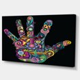 thumbnail image 2 of Design Art - Rainbow Hand with Multi Colors, 2 of 3
