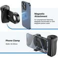 thumbnail image 2 of Ulanzi MA35 Magnetic Selfie Phone Camera Grip Tripod Mount 2-in-1 Phone Clip, Vertical and Horizontal Mode, Comfort Grip With Bluetooth Shutter, 2 of 10