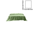 thumbnail image 3 of Sábanas De Tela Sábana de satén verde menta de 1 pieza, 170 x 230 cm, tejido suave y lavable similar a la seda con elástico en las esquinas. Rkxzt, 3 of 9