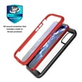 thumbnail image 6 of ImpactStrong Clear Case for iPhone 12/iPhone 12 Pro, Ultra Protective Case with Built-in Clear Screen Protector Full Body Cover (Red), 6 of 9
