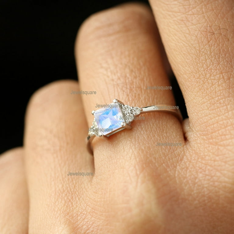 Sterling Silver 925 Citrine Gemstone Ring - November Birthstone Bar Ring, Bezel Set, Women's Cocktail Ring, Gift Ready