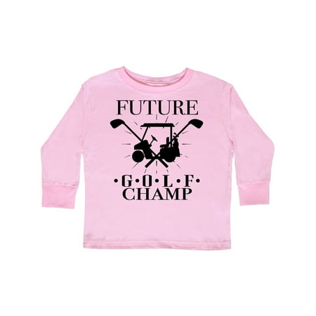 

Inktastic Future Golf Champ Childs Golfing Gift Toddler Boy or Toddler Girl Long Sleeve T-Shirt