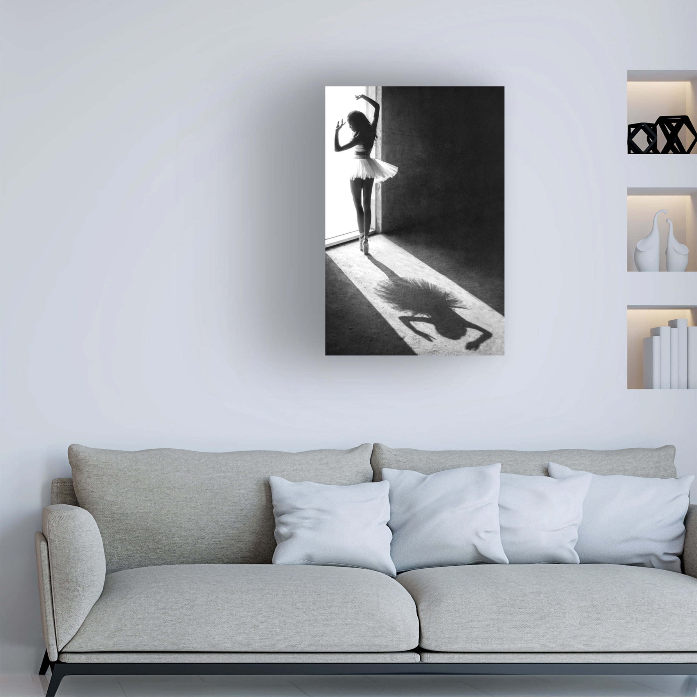 Sebastian Kisworo 'Shadow Dance' Canvas Art