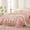 Blush-Twin(66"x90"), variant on Beige Super King Plus(128''x120'') 3-Piece Ruffle Comforter Bedding Set