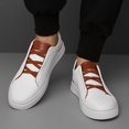 thumbnail image 5 of Men's Casual Skate Shoes Low Top Slip On Sneakers Round Toe Rubber Sole Everyday Walking Shoes, 5 of 8