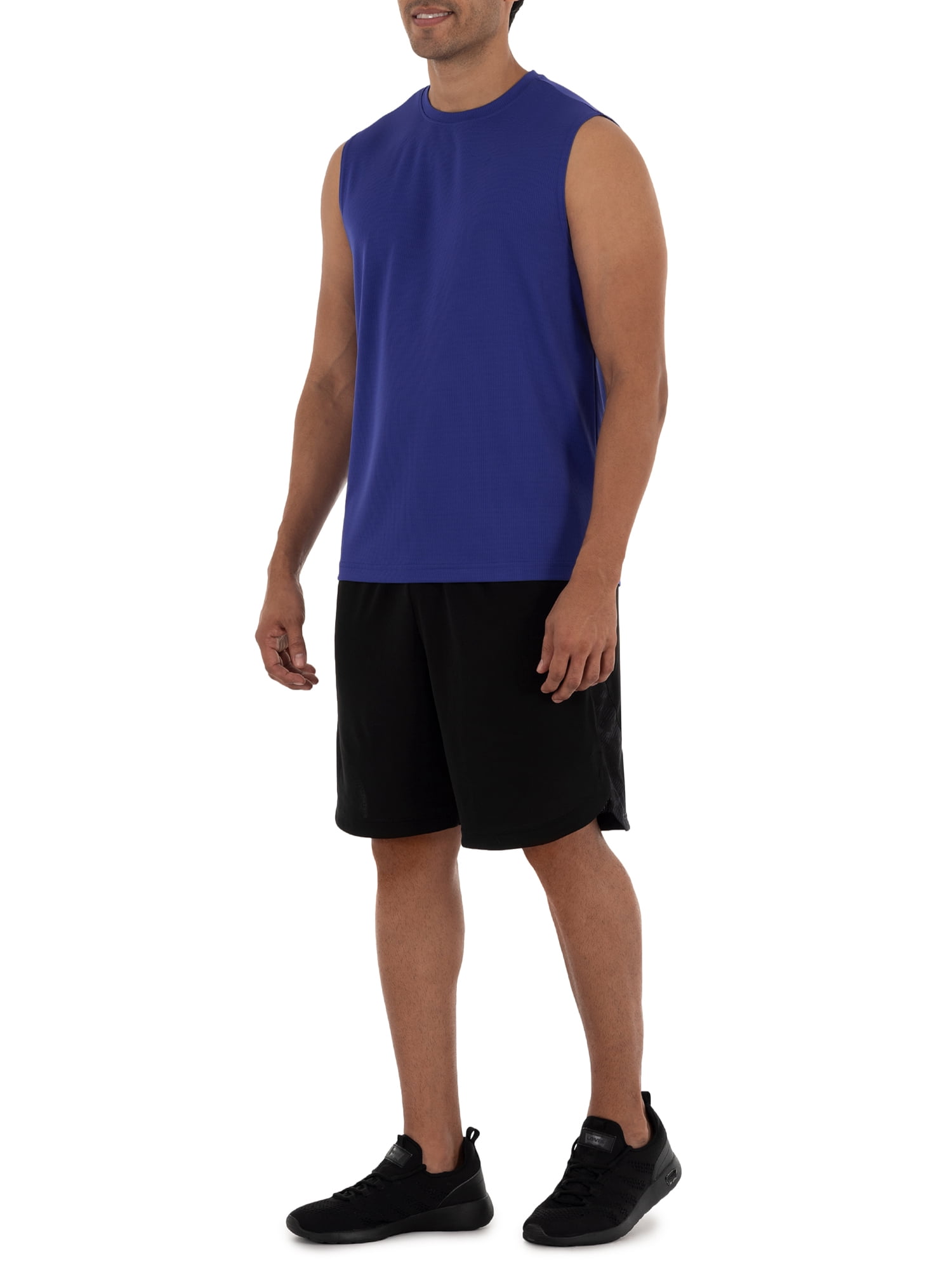 Athletic Works Men's and Big Men's Quick Dry Muscle Tee, up to 5XL