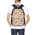 thumbnail image 5 of Balery Peach With Leaves1 Backpack for Men and Women - Durable 600D Oxford Cloth -Large Capacity, Water-Resistant School, Travel, and Hiking Bag, 5 of 7