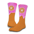 thumbnail image 2 of Unisex ISlide  Houston Astros Ice Cream Drip 2-Pack Lifestyle Crew Socks Set, 2 of 3