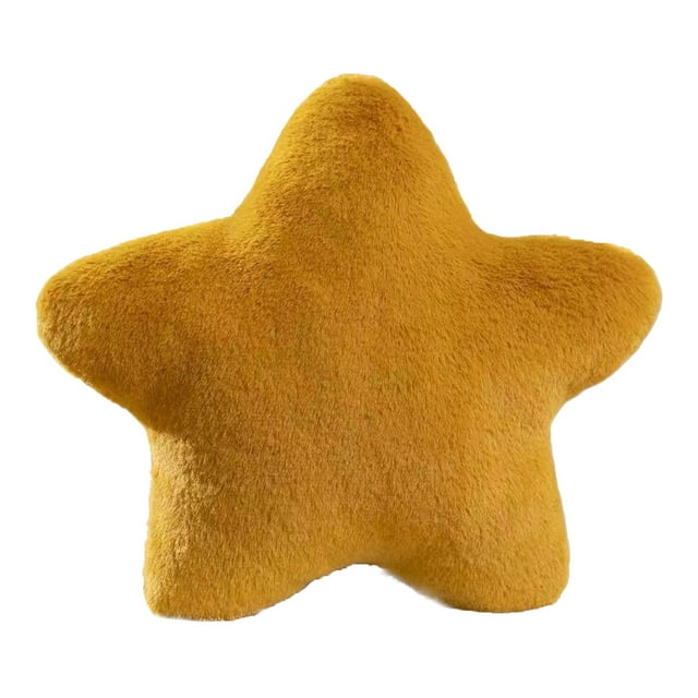QualitChoice Star Pillows For Children Fluffy And Soft Cushions For Sweet Dreams And Nap Time Is Skin Friendly Dark brown 40cm