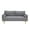 Gray, variant on CHEERFUN 65.4" Linen Sofa Couch with 2 Pillows, 3 Seater Modern Couches for Bedroom/Home, Orange