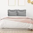 thumbnail image 2 of Unique Bargains Satin Pillowcase Ruffled Pillow Shams Silky Sateen Pillow Cases Covers, 2 of 8