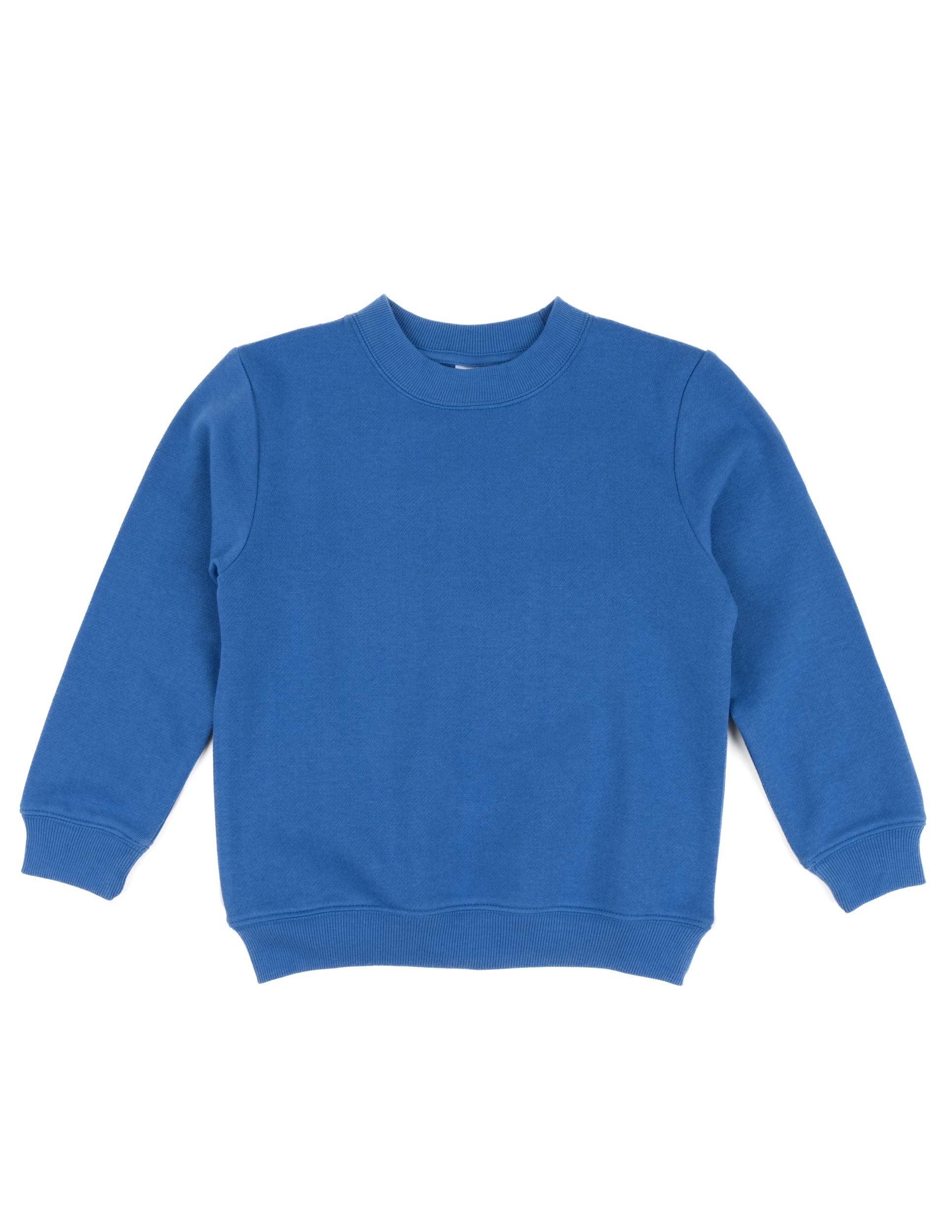 Leveret Kids /& Toddler Sweatshirt Boys Girls Long Sleeve Shirt Variety of Colors Size 2-14 Years