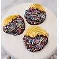 thumbnail image 5 of (One) Fake Cookie Butter Cookie w/  Chocolate & Sprinkles Prop Decoration Dezicakes, 5 of 9