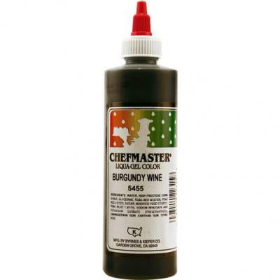 Chefmaster Liqua-Gel Food Colour - Burgundy Wine, 10.5 oz