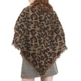 thumbnail image 4 of Coofit Winter Scarf Leopard Print Artificial Wool Blanket Scarf Shawl Scarf for Ladies, 4 of 10
