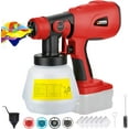thumbnail image 1 of Cordless Paint Sprayer for for mil*wau*kee Battery, Handheld HVLP Sprayer with 1000ML Container, Electric Paint Sprayer for Painting Ceiling, Fence, Cabinets, Walls (Battery NOT Included), 1 of 7