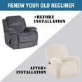 thumbnail image 6 of ATJIA Stretch Recliner Chair Covers Velvet Plush Chair Slip Covers with Arms 1-Piece Furniture Protector Couch Soft with Elastic Bottom Non Slip, 6 of 8