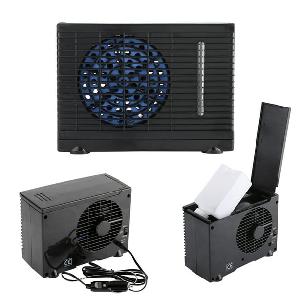 Ventilador de refrigeración de 12 v para escritorio y coche, enfriador de aire evaporativa portátil, ventilador de refrigeración por agua Ajustable para dormitorio, oficina