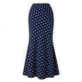 thumbnail image 5 of TaTaai Women's Polka Dot High Waist Midi Skirt with Invisible Back Zipper, Flattering Fit, and Elegant Casual Style Gift, 5 of 5