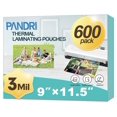 thumbnail image 1 of Hojas laminadoras PANDRI, bolsas laminadoras térmicas, paquete de 600, 1 of 7
