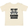 thumbnail image 3 of Inktastic My 1st Racing Season Checkered Flags Boys Baby T-Shirt, 3 of 5