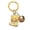Yellow, variant on mdesiwst Keychain Pendant Three-dimensional Cat Bell Sound Keyring Keys Bags Phone Lanyard Versatile Hanging Ornament