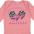 thumbnail image 4 of Inktastic Daddy's Racing Princess Pink Race Car Boys or Girls Long Sleeve Baby Bodysuit, 4 of 5
