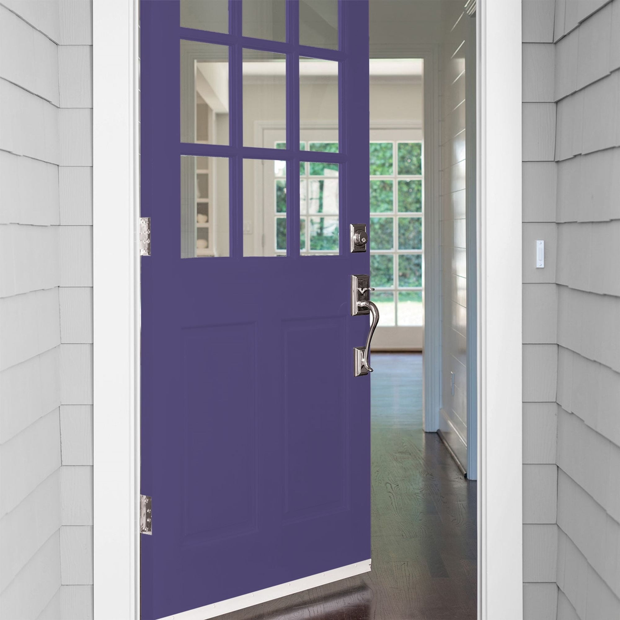 Glidden High Endurance Plus Imperial Purple Satin Exterior Paint and Primer, 1 Gallon
