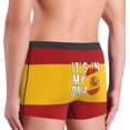 thumbnail image 4 of SEVEBJ Spain Flag Spanish Man Boxer Briefs Knickers Elastic Underpants Breathable Trunks, 4 of 6