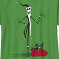 thumbnail image 2 of Boy's The Nightmare Before Christmas Christmas Sandy Claws Graphic Tee Kelly Green Large, 2 of 4