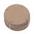 thumbnail image 2 of Set Of 4 Natural Beaded Round Coasters, 2 of 3