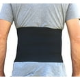thumbnail image 2 of Alpha Medical Abdominal Binder Support Wrap/ Surgical Binder / Hernia Support /Abdominal Hernia Reduction Device (Black ; 10" High ; 38" - 50" Around Waist), 2 of 3