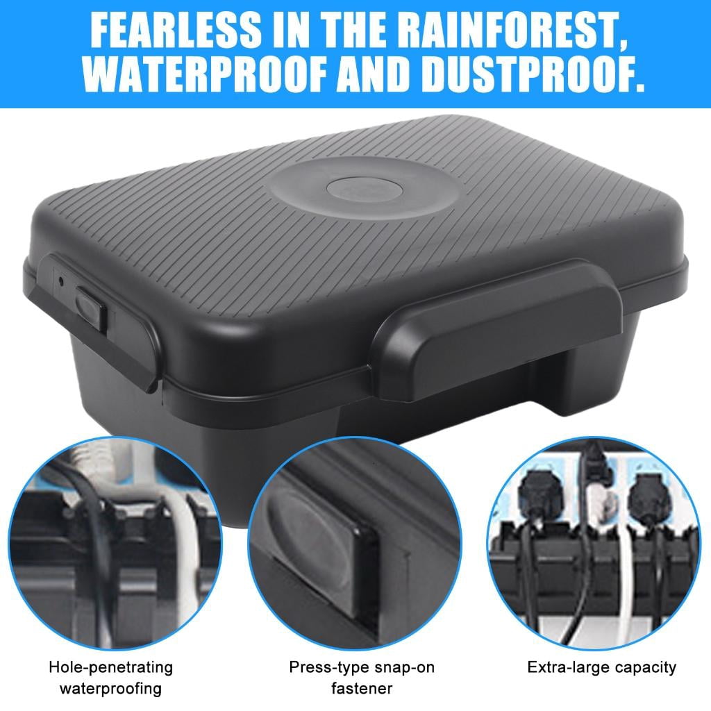 Plug Box Socket Protective Cover Outdoor Electrical Box Cable Management Boxes