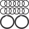 thumbnail image 1 of Anillos de llave plana de 50 piezas anillos de llave de metal anillos de llavero de bricolaje anillos de llave redonda anillos en forma de O, 1 of 6